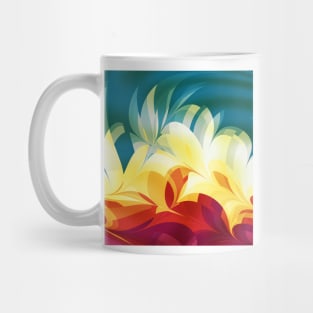 Abstract Flames Mug